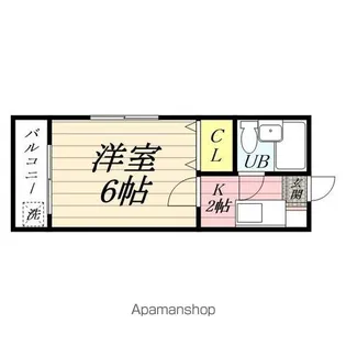 永山マンション【401号室】の間取り