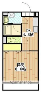 ピュアコート【2階】の間取り