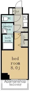 SーRESIDENCE高岳BRESA(ブレサ)【13階】の間取り