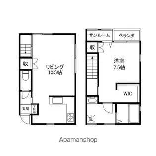 ベーススクエア【C号室】の間取り
