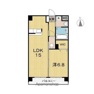 ルシュアン・KATO【101号室】の間取り