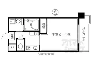 ヴァンボヌール【703号室】の間取り