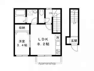 フェリシティ【203号室号室】の間取り