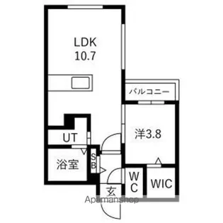 仮)宮の森2ー2MS【4階】の間取り
