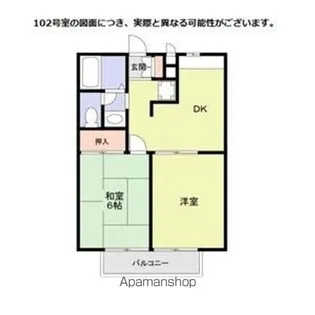 エステートピアサンピース【2階】の間取り