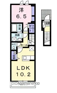 エムズ プラシード【2階】の間取り