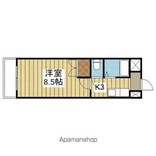 メゾンドファース南久米【2階】の間取り
