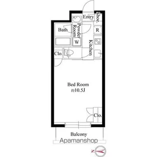グランパセオ代々木上原Ⅱ【2階】の間取り