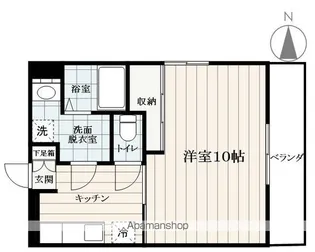 ヒルサイド馬見ケ崎【306号室】の間取り