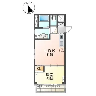 ボナール・ディアコート【3階】の間取り