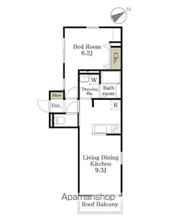 LIENTO北沢(リエント)【301号室】の間取り