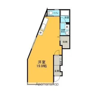 メープルハイツ筒井C【1階】の間取り