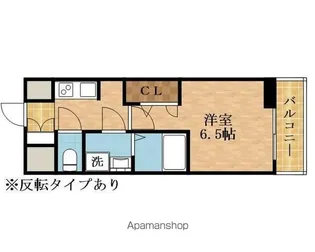 ファーストフィオーレ城北公園通【803号室】の間取り