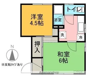 フォーブル吉江【102号室】の間取り