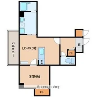 スカイヴィレッジ【7階】の間取り