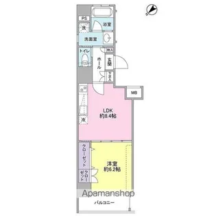 DORF21SUMIKA【6階】の間取り