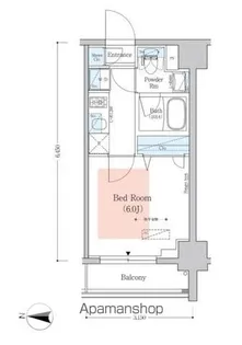 アーバネックス南品川Ⅱ【8階】の間取り