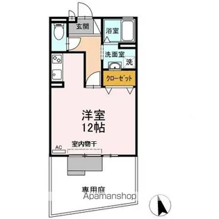 フォレスタ森山田 B【1階】の間取り