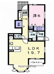 サンレミ・タウンA【1階】の間取り