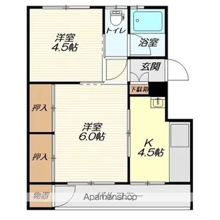 秀山ビル【403号室】の間取り
