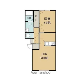 MAISON DE クレール(メゾンドクレール)【1階】の間取り