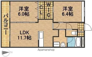 コルベーユ【2階】の間取り