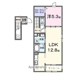 シェーネ東原【2階】の間取り
