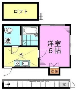 LIBLE中野【2階】の間取り