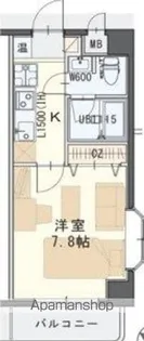 IN−TOWNER木町【4階】の間取り