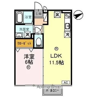 メゾン糺 B【1階】の間取り