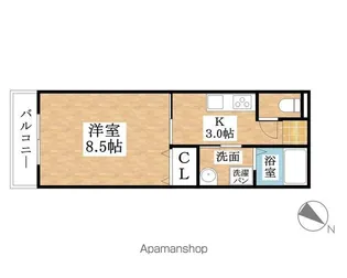 ブリイエーシャトウ【2階】の間取り