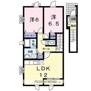 メゾン コーラク【2階】の間取り