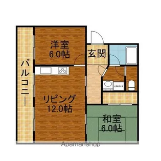 ベルハイムⅡ【2階】の間取り