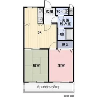 ラプラージュ【2階】の間取り