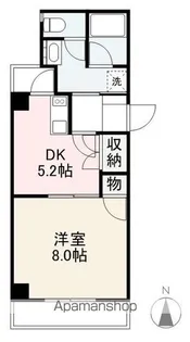 ル・ベールドゥ【3階】の間取り