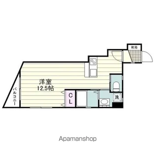 コンフォート上之園【401号室】の間取り