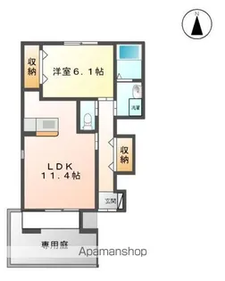 アルヴォーレ【1階】の間取り