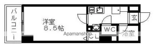 ベレーサ名駅ウエスト【707号室号室】の間取り