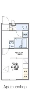 レオパレスフォレストコート大井【201号室】の間取り