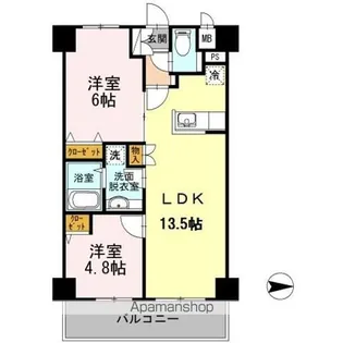 シルフィッド【2階】の間取り