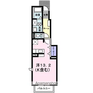 スティブル備後A【1階】の間取り