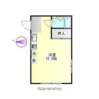 安田マンション【3階】の間取り
