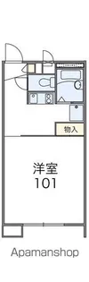 レオパレス花見ヶ浜【2階】の間取り