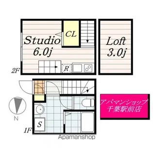 メゾン・ド・プランドール蘇我【1階】の間取り
