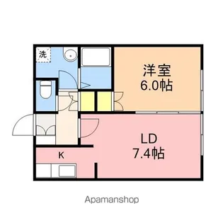 コスモス【102号室】の間取り