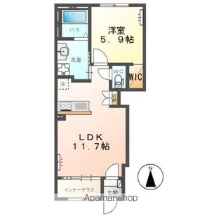 アーバングレイスⅡ【1階】の間取り