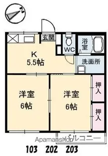 セフィラアカシゲ【2階】の間取り