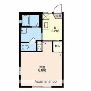 サンマルコ吉澤CD【D202号室】の間取り