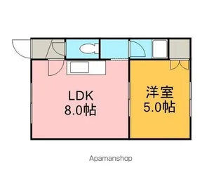 エデン柏木【H号室】の間取り