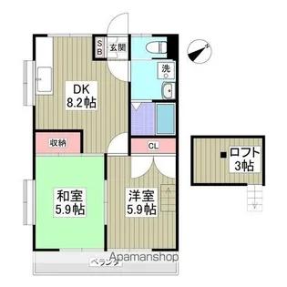 DSガーデン【2階】の間取り